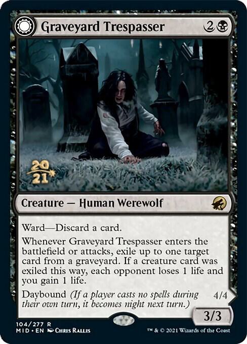 Graveyard Trespasser 104s/171 (Prerelease Cards)  - Foil | Good Games Modbury