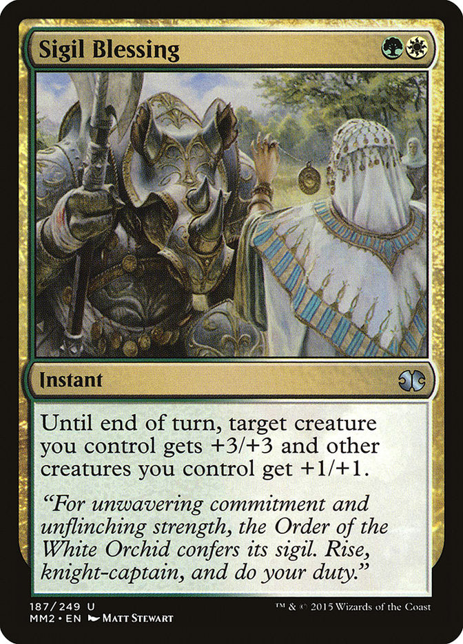 Sigil Blessing 187/249 (Modern Masters 2015)  - Foil | Good Games Modbury