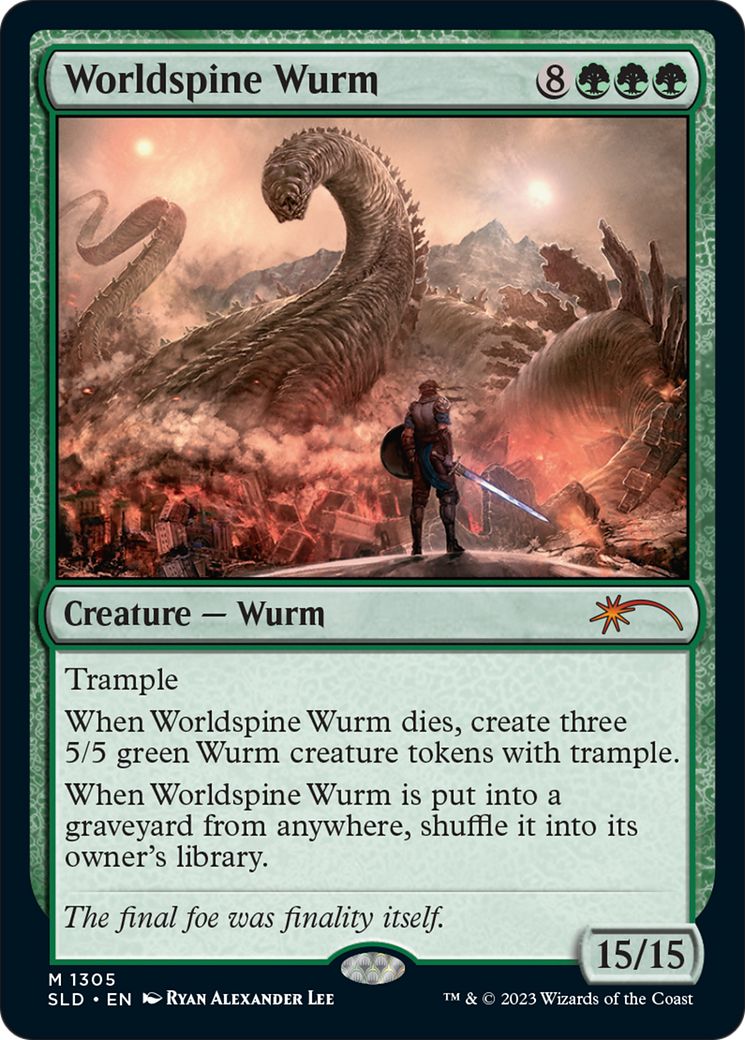 Worldspine Wurm [Secret Lair Drop Series] | Good Games Modbury