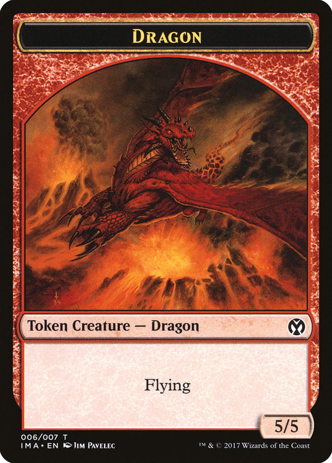 Dragon Token (006/007) [Iconic Masters Tokens] | Good Games Modbury