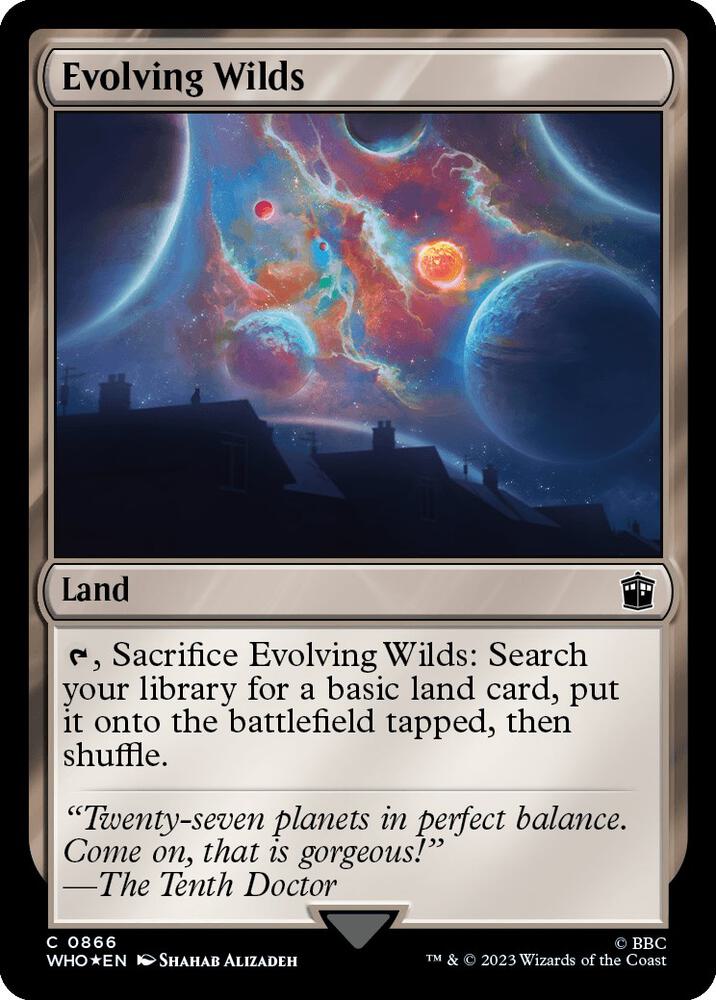 Evolving Wilds 866/331 (Universes Beyond: Doctor Who)  - Surge Foil | Good Games Modbury