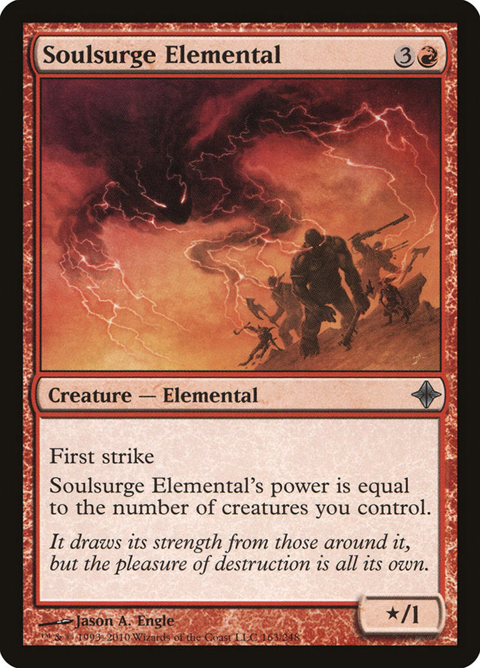 Soulsurge Elemental 163/248 (Rise of the Eldrazi)  - Foil | Good Games Modbury