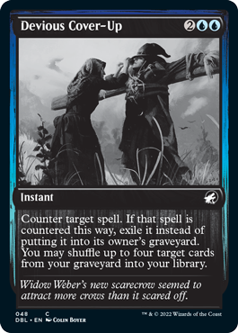 Devious Cover-Up [Innistrad: Double Feature] | Good Games Modbury