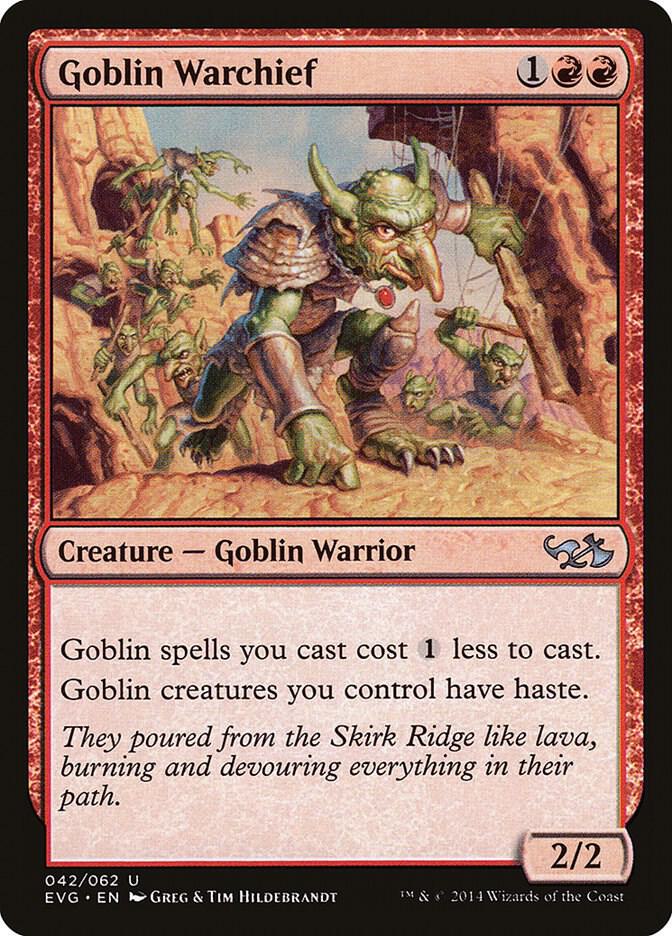 Goblin Warchief 42/62 (Duel Decks: Anthology)  | Good Games Modbury