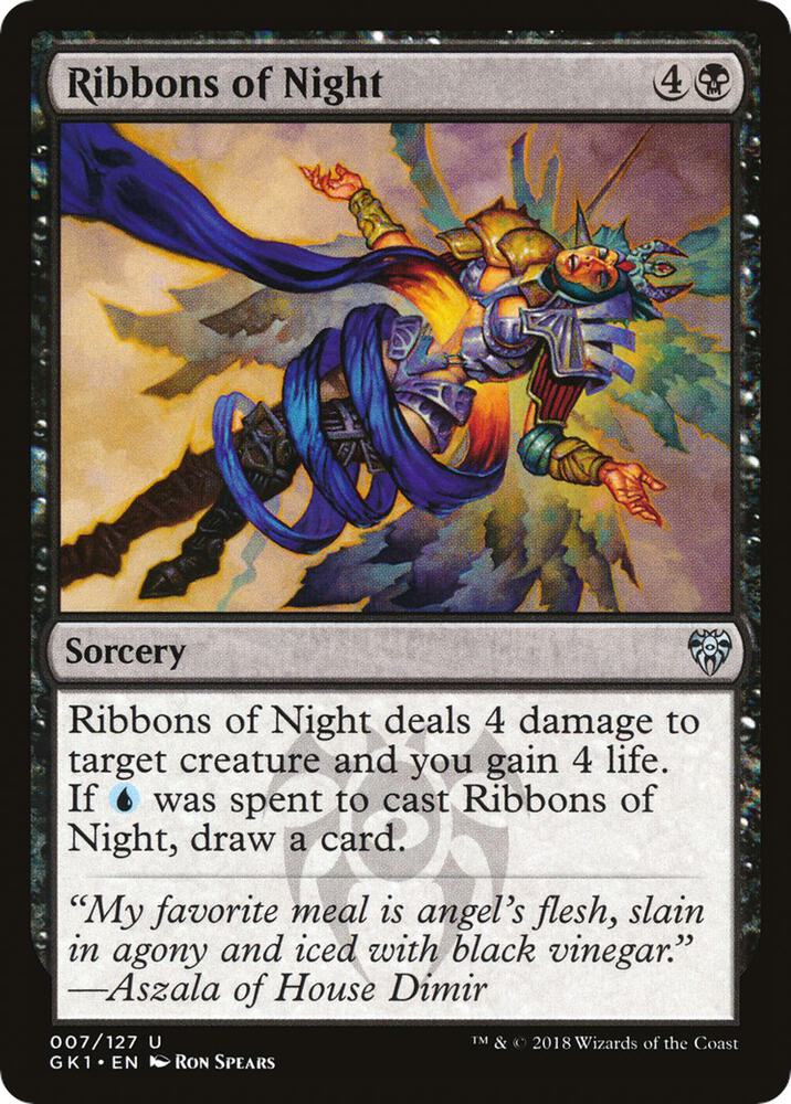 Ribbons of Night 7/127 (Guilds of Ravnica: Guild Kits)  | Good Games Modbury
