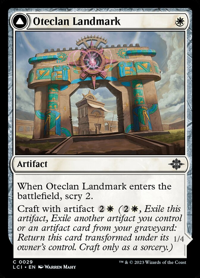 Oteclan Landmark // Oteclan Levitator 29/291 (The Lost Caverns of Ixalan)  | Good Games Modbury