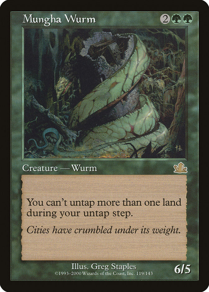 Mungha Wurm 119/143 (Prophecy)  | Good Games Modbury