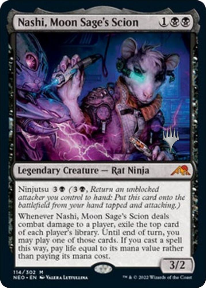 Nashi Moon Sages Scion 114 (Promo Pack: Kamigawa: Neon Dynasty)  | Good Games Modbury