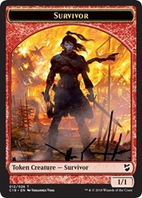 Survivor // Myr (023) Double-Sided Token [Commander 2018 Tokens] | Good Games Modbury