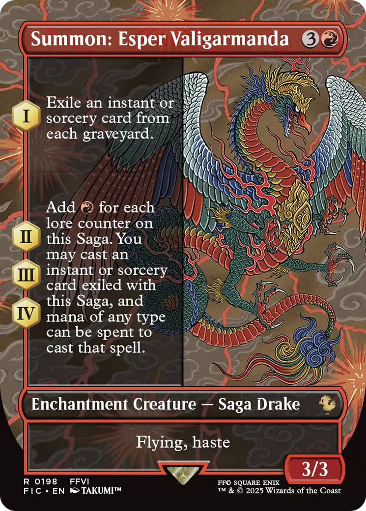 Summon: Esper Valigarmanda (Borderless) [FINAL FANTASY Commander] | Good Games Modbury