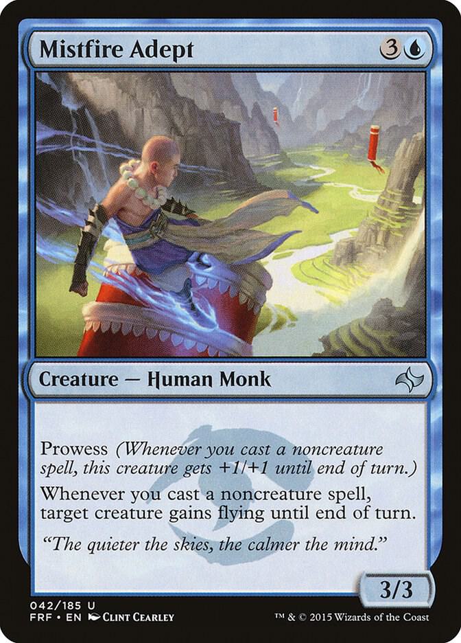 Mistfire Adept 42/185 (Fate Reforged)  - Foil | Good Games Modbury