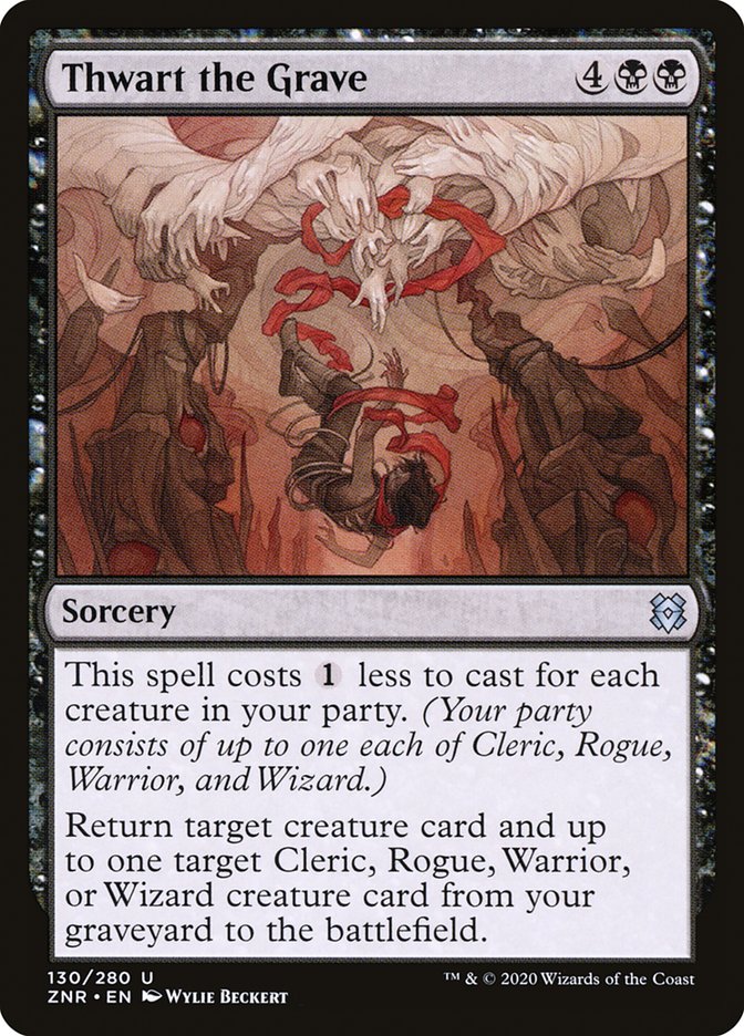 Thwart the Grave [Zendikar Rising] | Good Games Modbury