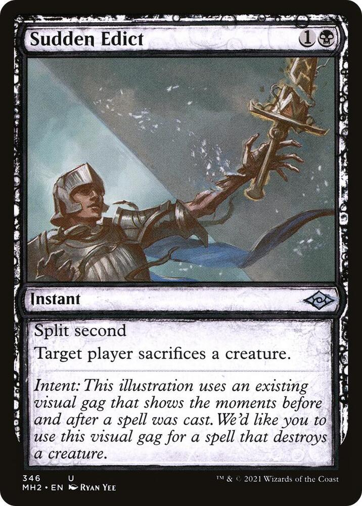 Sudden Edict Showcase 346/303 (Modern Horizons 2)  | Good Games Modbury