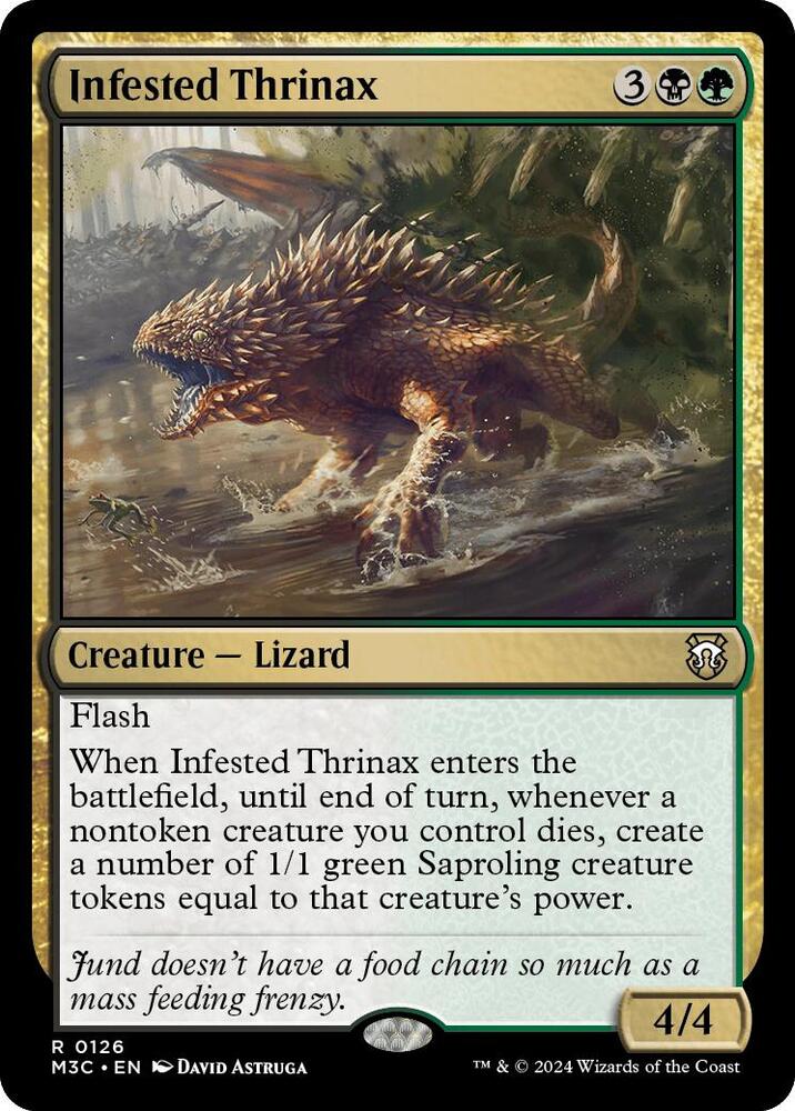 Infested Thrinax 126 (Commander: Modern Horizons 3)  | Good Games Modbury