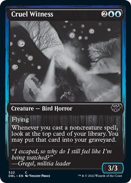 Cruel Witness 322/534 (Innistrad: Double Feature)  | Good Games Modbury