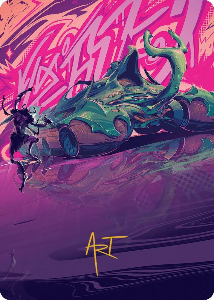 Earthrumbler Art Card Gold Stamped Signature 42 (Art Series: Aetherdrift)  | Good Games Modbury