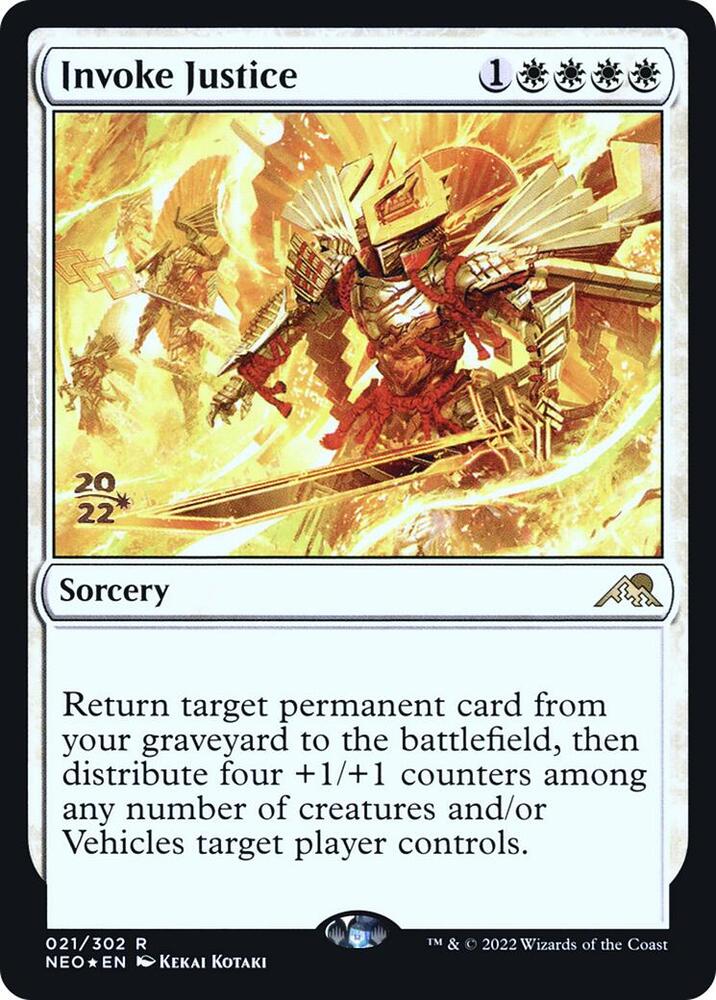 Invoke Justice 21s/157 (Prerelease Cards)  - Foil | Good Games Modbury
