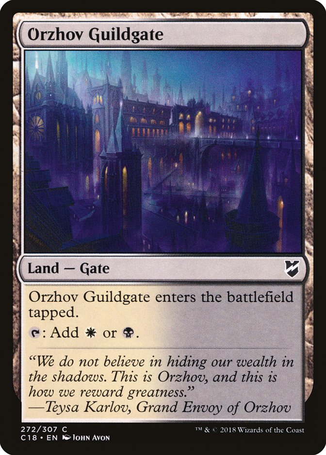 Orzhov Guildgate [Commander 2018] | Good Games Modbury