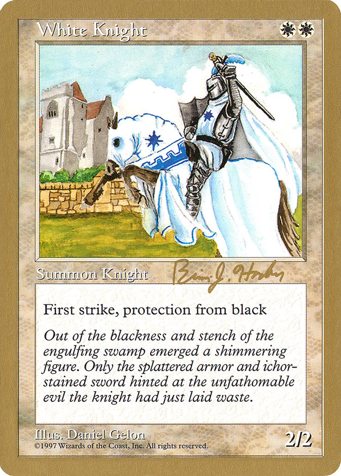 White Knight (Brian Hacker) [World Championship Decks 1998] | Good Games Modbury