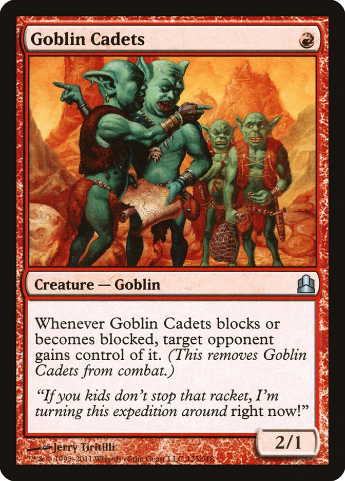 Goblin Cadets 125/318 (Commander)  | Good Games Modbury
