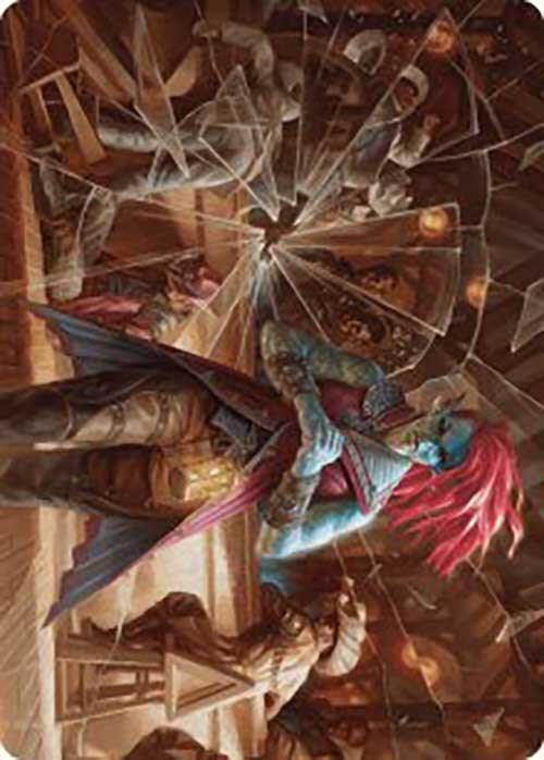 Obeka Splitter of Seconds Art Card 28 (Art Series: Outlaws of Thunder Junction)  | Good Games Modbury