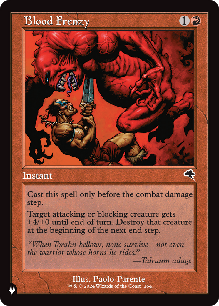 Blood Frenzy [The List Reprints] | Good Games Modbury