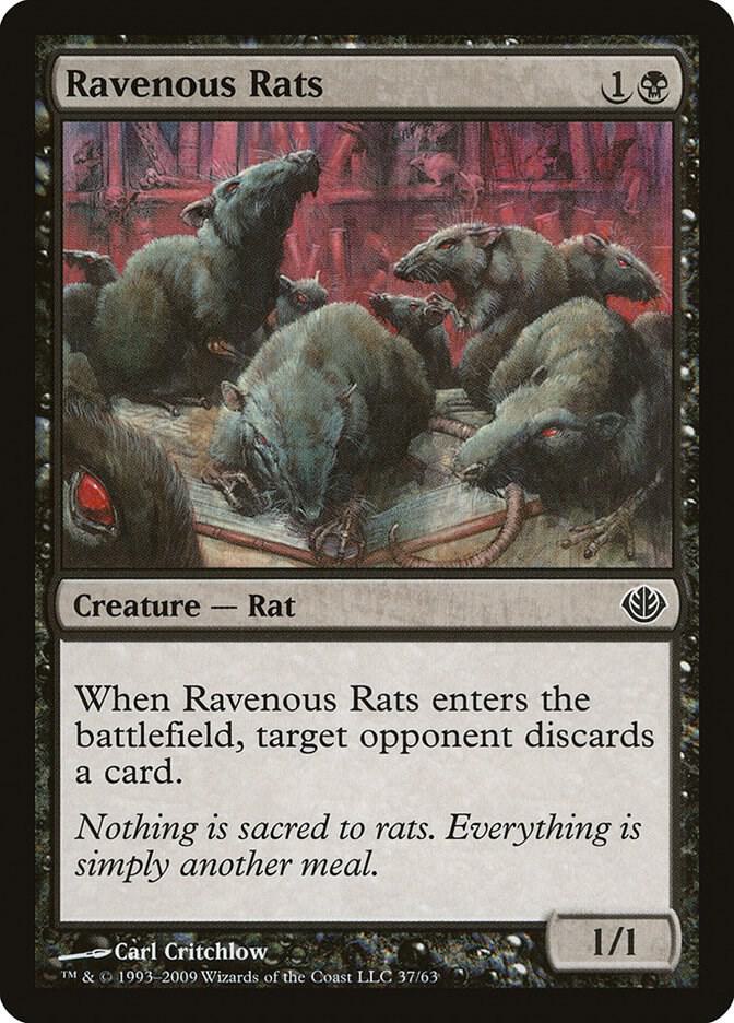 Ravenous Rats 37/63 (Duel Decks: Garruk vs. Liliana)  | Good Games Modbury