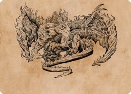 Miirym Sentinel Wyrm Art Card 71 (Art Series: Commander Legends: Battle for Baldur's Gate)  | Good Games Modbury