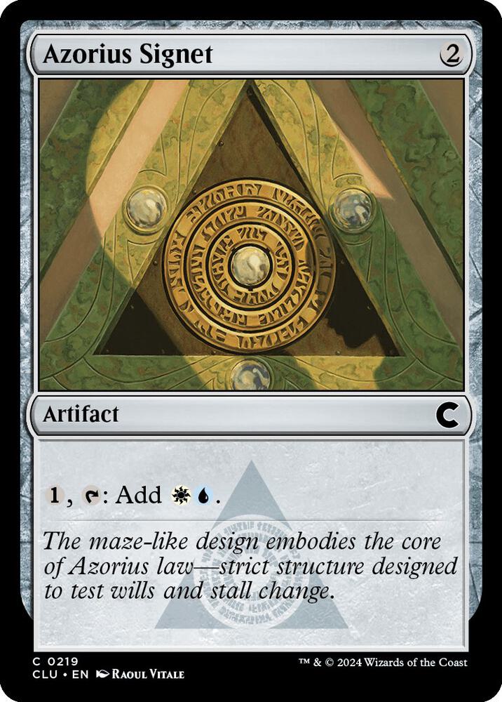 Azorius Signet 219/284 (Ravnica: Clue Edition)  | Good Games Modbury