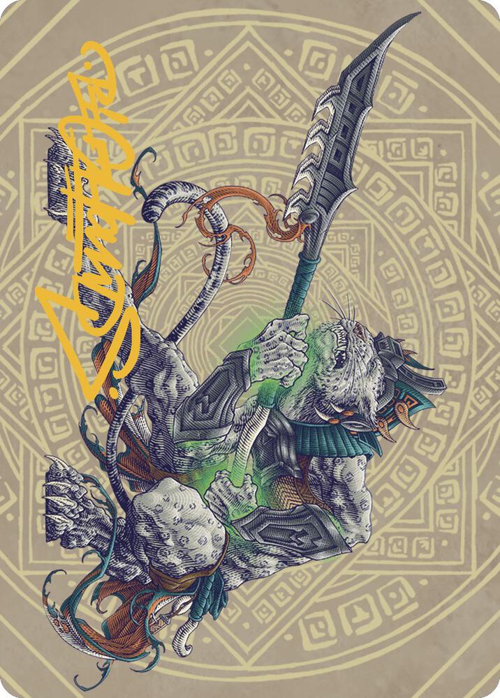 Kutzil Malamet Exemplar Art Card Gold Stamped Signature 50 (Art Series: The Lost Caverns of Ixalan)  | Good Games Modbury