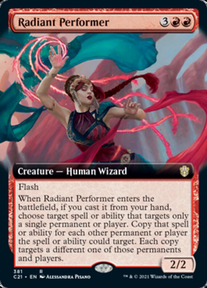 Radiant Performer (Extended Art) [Commander 2021] | Good Games Modbury