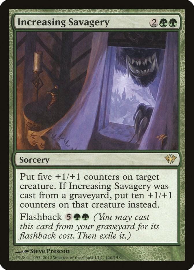 Increasing Savagery 120/158 (Dark Ascension)  - Foil | Good Games Modbury