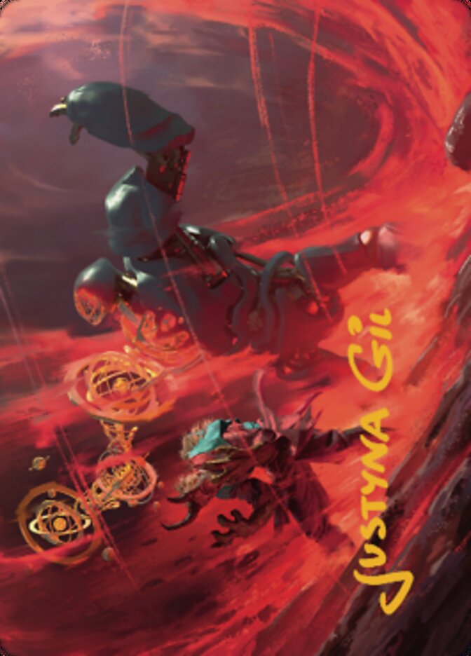 Twinferno Art Card (Gold-Stamped Signature) [Dominaria United Art Series] | Good Games Modbury