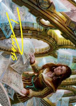 Cartographers Survey Art Card Gold Stamped Signature 51 (Art Series: Innistrad: Crimson Vow)  | Good Games Modbury