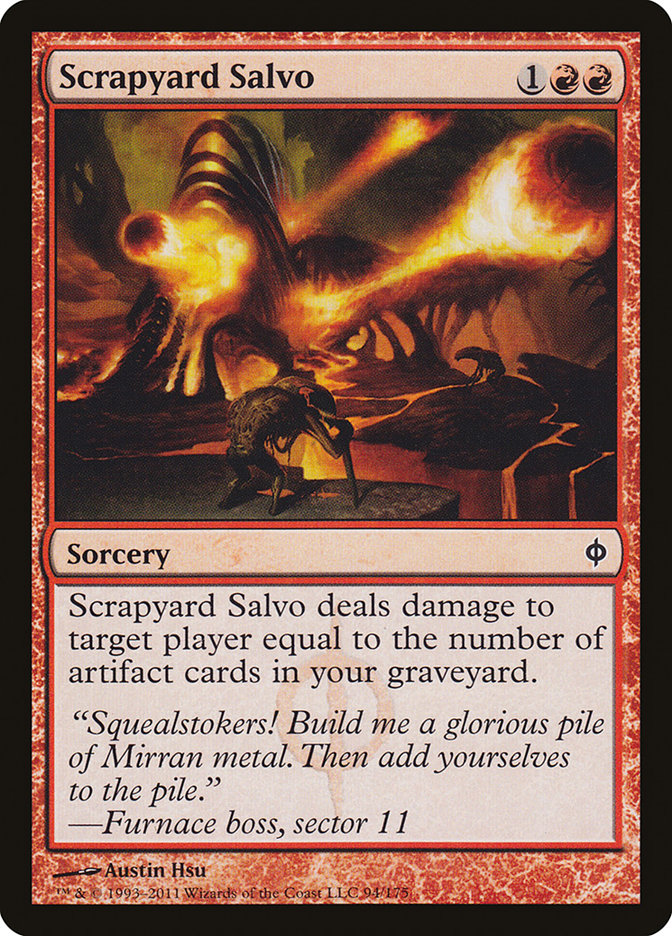 Scrapyard Salvo [New Phyrexia] | Good Games Modbury