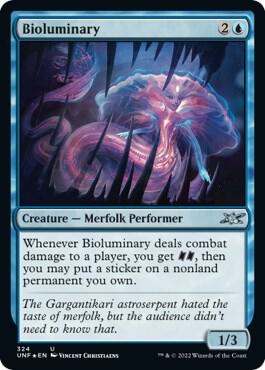 Bioluminary Galaxy Foil 324/244 (Unfinity)  - Foil | Good Games Modbury