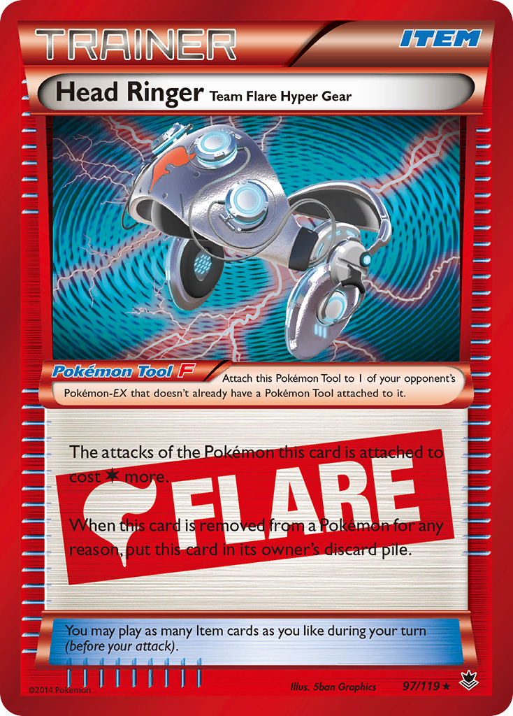 Head Ringer Team Flare Hyper Gear (97/119) [XY: Phantom Forces] | Good Games Modbury