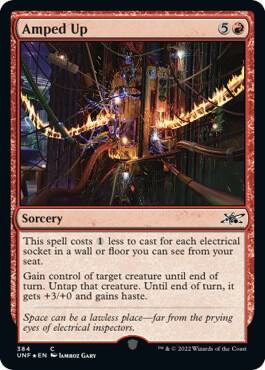 Amped Up Galaxy Foil 384/244 (Unfinity)  - Foil | Good Games Modbury