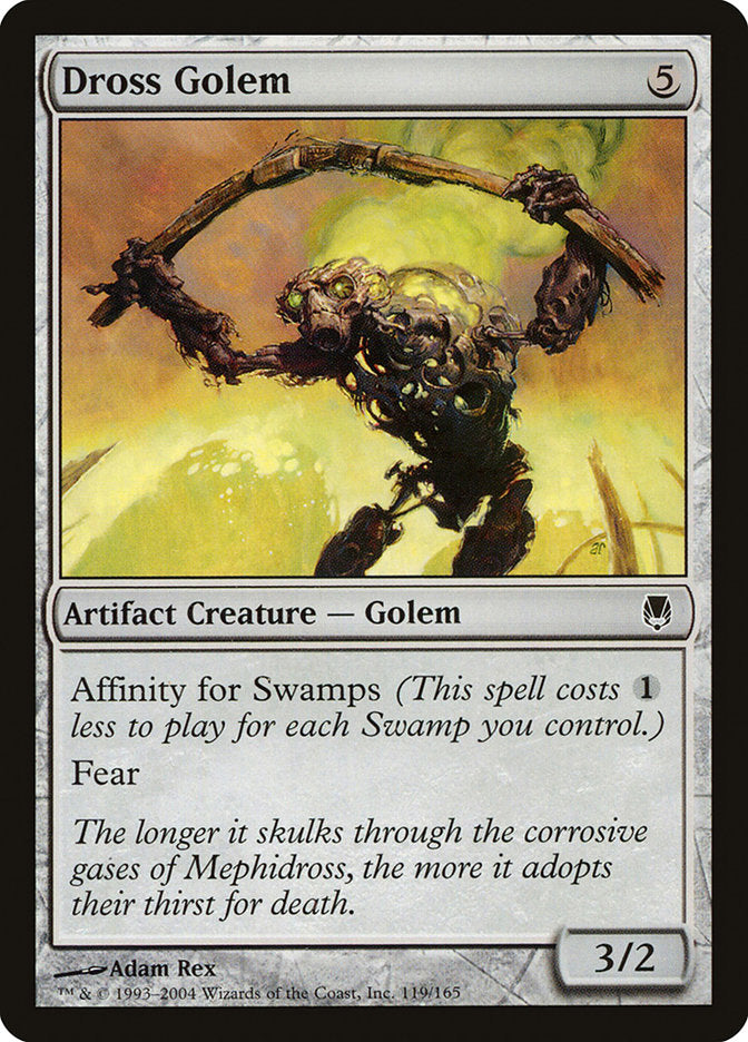 Dross Golem 119/165 (Darksteel)  | Good Games Modbury