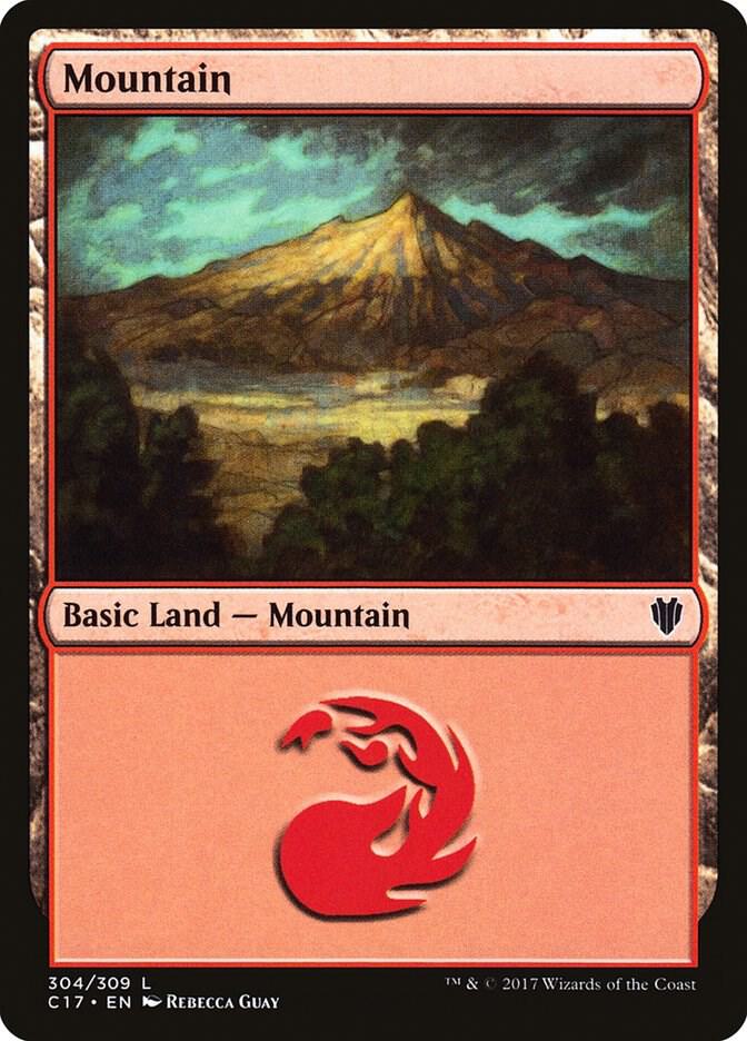 Mountain 304/309 (Commander 2017)  | Good Games Modbury