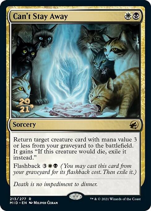 Cant Stay Away 213s/171 (Prerelease Cards)  - Foil | Good Games Modbury