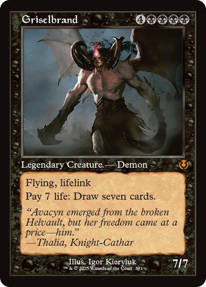Griselbrand 381 (Innistrad Remastered)  - Retro Foil | Good Games Modbury