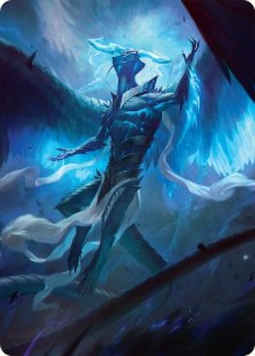 Ugin Eye of the Storms Art Card 1 54 1 (Art Series: Tarkir: Dragonstorm)  | Good Games Modbury