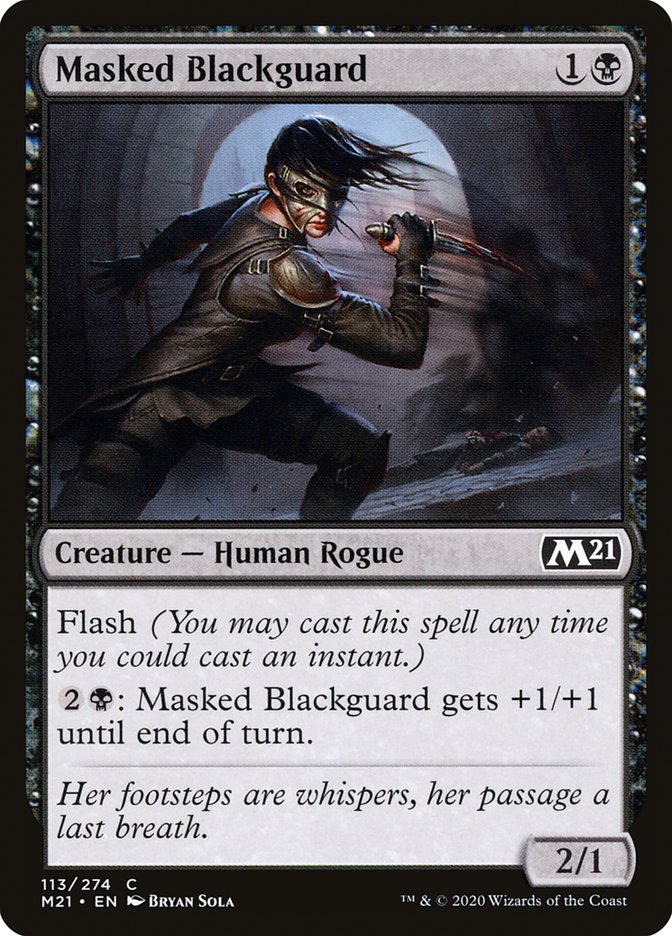 Masked Blackguard [Core Set 2021] | Good Games Modbury