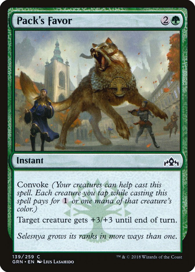 Pack's Favor [Guilds of Ravnica] | Good Games Modbury