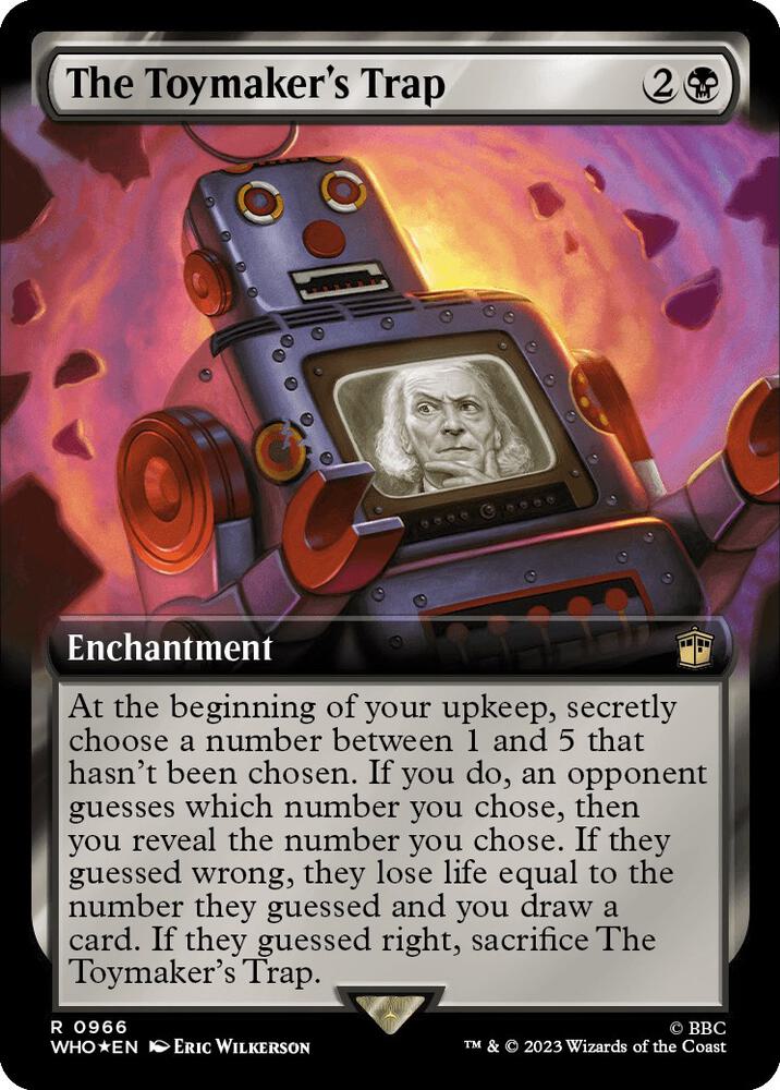 The Toymaker's Trap 966/331 (Universes Beyond: Doctor Who)  - Extended Art Surge Foil | Good Games Modbury