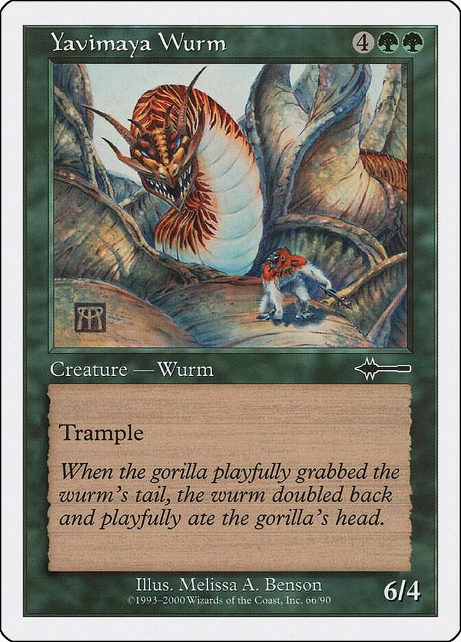 Yavimaya Wurm 66/90 (Beatdown Box Set)  | Good Games Modbury