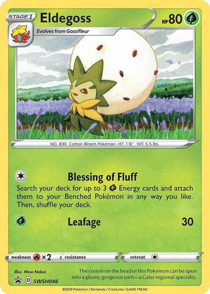 Eldegoss (SWSH046) [Sword & Shield: Black Star Promos] | Good Games Modbury