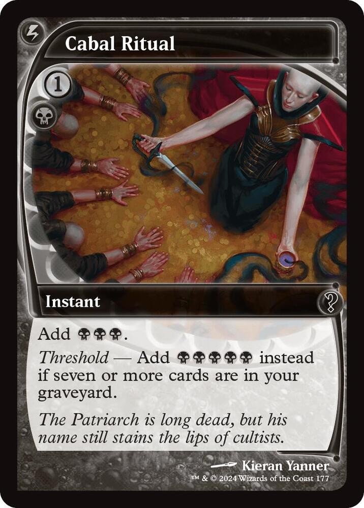 Cabal Ritual 177 (Mystery Booster 2)  - Future Sight Foil | Good Games Modbury