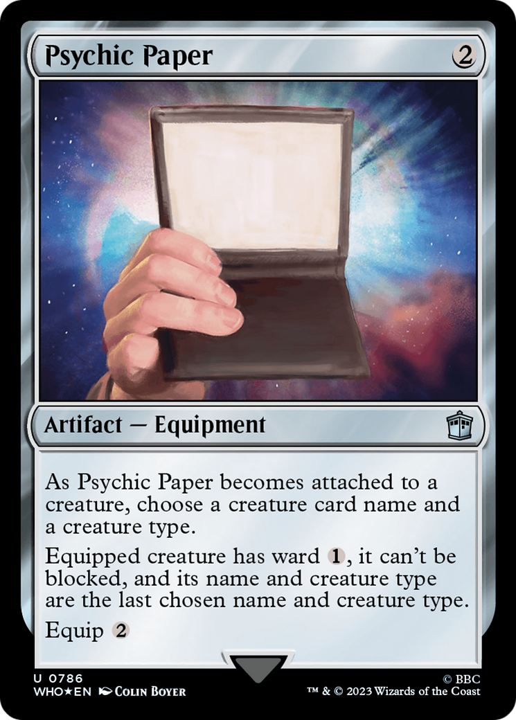 Psychic Paper (Surge Foil) [Doctor Who] | Good Games Modbury